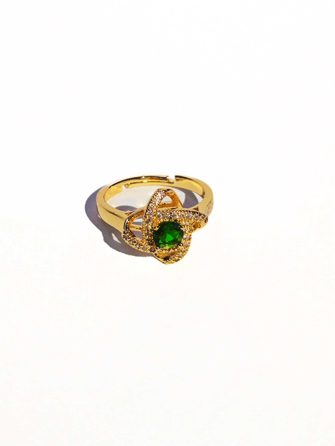 Deep green sparkle, tarnish-free luxury - Image 4